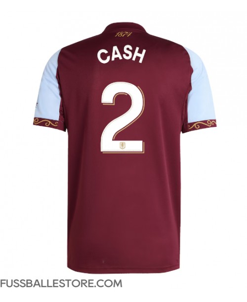 Günstige Aston Villa Matty Cash #2 Heimtrikot 2025-26 Kurzarm Günstige Aston Villa Matty Cash #2 Heimtrikot 2025-26 Kurzarm